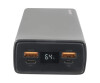 4smarts VoltHub Pro - Select Edition - Powerbank - 26800 mAh - 99.16 Wh - 22.5 Watt - 5 A - Huawei Fast Charge, PD 2.0, PD 3.0, QC 2.0, QC 3.0, AFC, SCP - 3 Ausgabeanschlussstellen (2 x USB, USB-C)