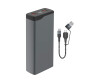 4smarts VoltHub Pro - Select Edition - Powerbank - 26800 mAh - 99.16 Wh - 22.5 Watt - 5 A - Huawei Fast Charge, PD 2.0, PD 3.0, QC 2.0, QC 3.0, AFC, SCP - 3 Ausgabeanschlussstellen (2 x USB, USB-C)