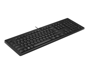 HP 125 - keyboard - USB - Qwerty - English - for Presence Small Space Solution With Microsoft Teams Rooms