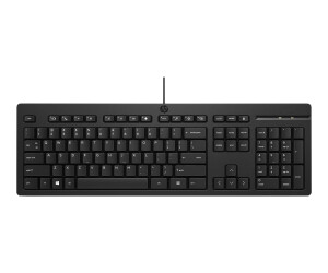 HP 125 - keyboard - USB - Qwerty - English - for Presence Small Space Solution With Microsoft Teams Rooms