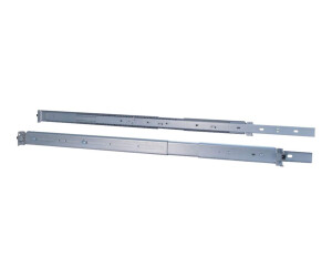Value rack rail - gray - 48.3 cm (19 ") (pack with 2)
