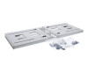 InLine 19" Rack zur Wandmontage - 4HE - 24-40cm Tiefe - grau