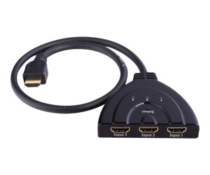 VALUE Rotronic Value - Video/Audio-Schalter - 3 x HDMI