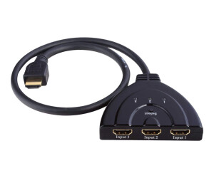 Value Rotronic Value - Video/Audio switch - 3 x HDMI