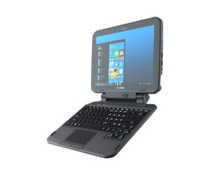 Zebra Tastatur - mit Touchpad, ausziehbarer integrierter Griff