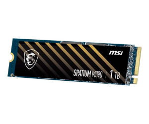 MSI Spatium M390 - SSD - encrypted - 1 TB - Intern - M.2 2280 - PCIe 3.0 x4 (NVME)