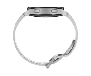 Samsung Galaxy Watch4 - 44 mm - Silver - Intelligent watch with sports band - white - display 3.46 cm (1.36 ")