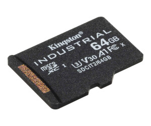 Kingston Industrial - Flash memory card - 64 GB