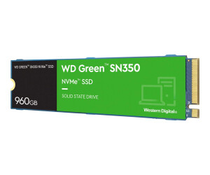 WD Green SN350 NVMe SSD WDS960G2G0C - SSD - 960 GB - intern - M.2 2280 - PCIe 3.0 x4 (NVMe)