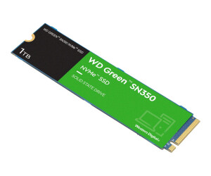 WD Green SN350 NVMe SSD WDS100T3G0C - SSD - 1 TB - intern - M.2 2280 - PCIe 3.0 x4 (NVMe)