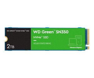 WD Green Sn350 NVME SSD WDS200T3G0C - SSD - 2 TB - Intern - M.2 2280 - PCIe 3.0 X4 (NVME)