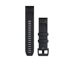 Garmin Quickfit - Watch bracelet for smartwatch - black, black hardware