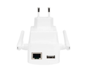 DIGITUS 300 Mbps Wireless Repeater / Access Point, 2.4 GHz + USB-Ladeanschluss