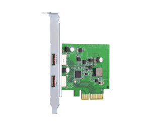 QNAP QXP-10G2U3A-USB adapter-PCIe 2.0 x2 low-profiles