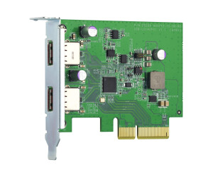 QNAP QXP-10G2U3A - USB-Adapter - PCIe 2.0 x2 Low-Profile