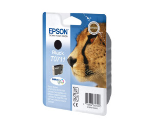 Epson T0711 - 7 ml - Schwarz - Original - Blisterverpackung