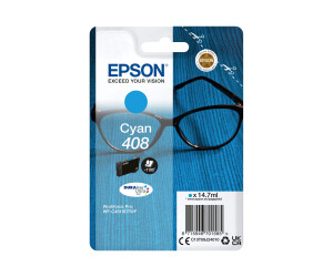 Epson 408 - 14.7 ml - mit hoher Kapazität - Cyan