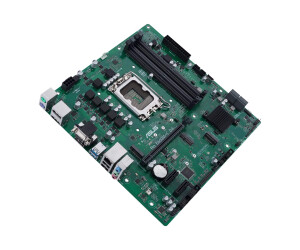 ASUS PRO B660M-C D4-CSM - Motherboard - micro ATX - LGA1700-Sockel - B660 Chipsatz - USB-C Gen1, USB 3.2 Gen 1 - Gigabit LAN - Onboard-Grafik (CPU erforderlich)
