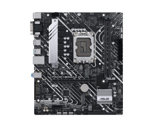 ASUS Prime H610M -A D4 -CSM - Motherboard - Micro ATX - LGA1700 -SOCKE - H610 chipset - USB 3.2 Gen 1, USB 3.2 Gen 2 - Gigabit LAN - Onboard graphic (CPU required)