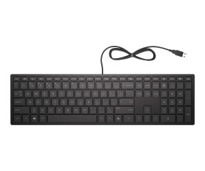 HP Pavilion 300 - Tastatur - USB - Deutsch - Jet Black