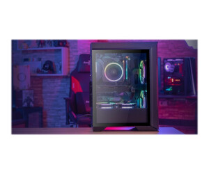 AEROCOOL ADVANCED TECHNOLOGIES AeroCool Splinter Duo - Mid tower - ATX - Seitenteil mit Fenster (gehärtetes Glas)