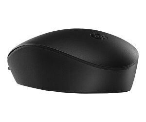 HP 128 - mouse - laser - wired - black