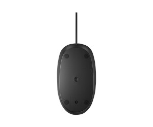 HP 128 - mouse - laser - wired - black