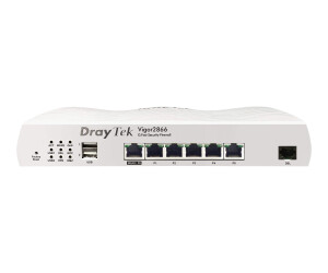 Draytek Vigor 2866 - Router - DSL-Modem - 5-Port-Switch