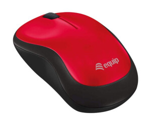 Equip Maus - Comfort - right and left -handed - optically - wireless - 2.4 GHz - Wireless recipient (USB)