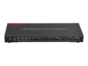 ROLINE 4K HDMI Matrix Switch, 4 x 2 - Video/Audio-Schalter