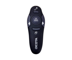 Dicota Pin Point Wireless Laser Pointer - Projektorzeigegerät - kabellos - kabelloser Empfänger (USB)