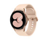 Samsung Galaxy Watch4 - 40 mm - pink gold - intelligent watch with sports band - pink - display 3.04 cm (1.19 ")