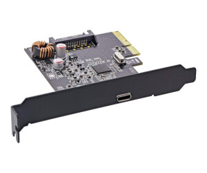 InLine Schnittstellenkarte - PCIe x4 - USB 3.2 Gen.2x2 - 1x USB-C