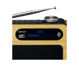 Lenco PDR-040 - Tragbares DAB-Radio - 3 Watt