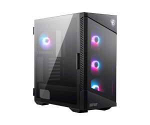 MSI MPG Velox 100r - Mid Tower - Extended ATX - side part with window (hardened glass)