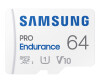 Samsung PRO Endurance MB-MJ64KA - Flash-Speicherkarte (microSDXC-an-SD-Adapter inbegriffen)