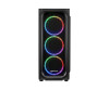 Sharkoon TK5M RGB - ATX Case - Seitenteil mit Fenster (gehärtetes Glas)
