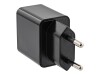 InLine USB Ladegerät Single - Netzteil - 100-240V zu 5V/2,5A - schwarz