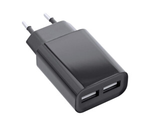InLine USB Ladegerät DUO - Netzteil 2-fach -...