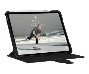 Urban Armor Gear UAG Rugged Case for iPad Pro 12.9-in (5th Gen, 2021) - Metropolis Black - Flip-Hülle für Tablet - widerstandsfähig - Schwarz - 12.9" - für Apple 12.9-inch iPad Pro (4. Generation, 5. Generation)