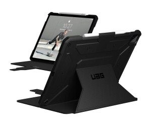 Urban Armor Gear UAG Rugged Case for iPad Pro 12.9-in (5th Gen, 2021) - Metropolis Black - Flip-Hülle für Tablet - widerstandsfähig - Schwarz - 12.9" - für Apple 12.9-inch iPad Pro (4. Generation, 5. Generation)