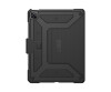 Urban Armor Gear UAG Rugged Case for iPad Pro 12.9-in (5th Gen, 2021) - Metropolis Black - Flip-Hülle für Tablet - widerstandsfähig - Schwarz - 12.9" - für Apple 12.9-inch iPad Pro (4. Generation, 5. Generation)