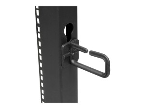 StarTech.com 12HE 4 Pfosten Open Frame Server Rack tiefenverstellbar mit Rollen / Nivellierfüße und Kabelverwaltung - Dell PowerEdge HP ProLiant ThinkServer (4POSTRACK12U)