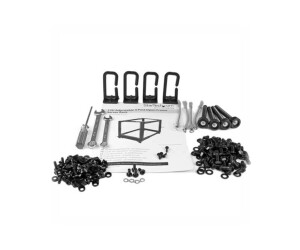StarTech.com 12HE 4 Pfosten Open Frame Server Rack tiefenverstellbar mit Rollen / Nivellierfüße und Kabelverwaltung - Dell PowerEdge HP ProLiant ThinkServer (4POSTRACK12U)