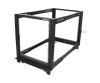 StarTech.com 12HE 4 Pfosten Open Frame Server Rack tiefenverstellbar mit Rollen / Nivellierfüße und Kabelverwaltung - Dell PowerEdge HP ProLiant ThinkServer (4POSTRACK12U)