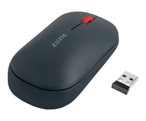 Esselte Leitz Cosy SureTrack - Maus - rechts- und linkshändig - 3 Tasten - kabellos - 2.4 GHz, Bluetooth 3.0, Bluetooth 5.0 LE - kabelloser Empfänger (USB)