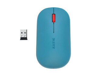 Esselte Leitz Cosy SureTrack - Maus - rechts- und linkshändig - 3 Tasten - kabellos - 2.4 GHz, Bluetooth 3.0, Bluetooth 5.0 LE - kabelloser Empfänger (USB)