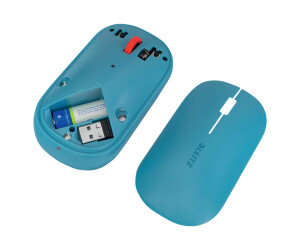 Esselt Leitz Cosy Suretrack - Mouse - right and left -handed - 3 keys - wireless - 2.4 GHz, Bluetooth 3.0, Bluetooth 5.0 LE - Wireless recipient (USB)