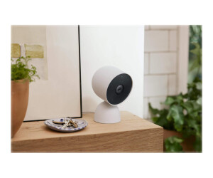 Google Nest Cam - Netzwerk-Überwachungskamera - Außenbereich, Innenbereich - wetterfest - Farbe (Tag&Nacht)