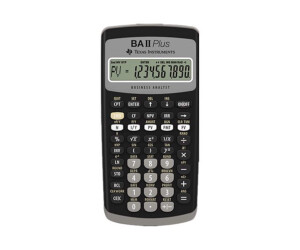 Ti Ba II Plus - Financial calculator